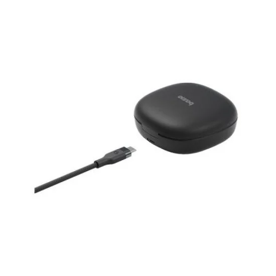 Bazic Gosound Jolt Ows Earphones With Battery Display Usb-C Case &ndash; Black